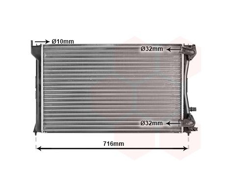 Radiator, engine cooling 40002196 International Radiators, Image 2