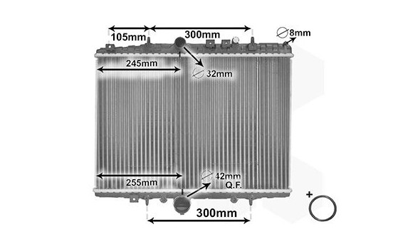 Radiator, engine cooling 40002198 International Radiators Plus, Image 3