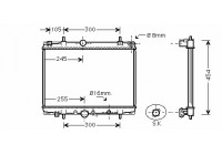 Radiator, engine cooling 40002200 International Radiators