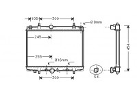 Radiator, engine cooling 40002201 International Radiators