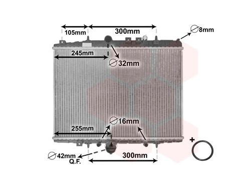 Radiator, engine cooling 40002201 International Radiators, Image 2