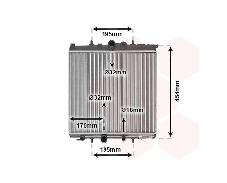 Radiator, engine cooling 40002224 International Radiators, Image 2