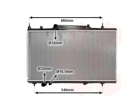 Radiator, engine cooling 40002230 International Radiators, Image 2