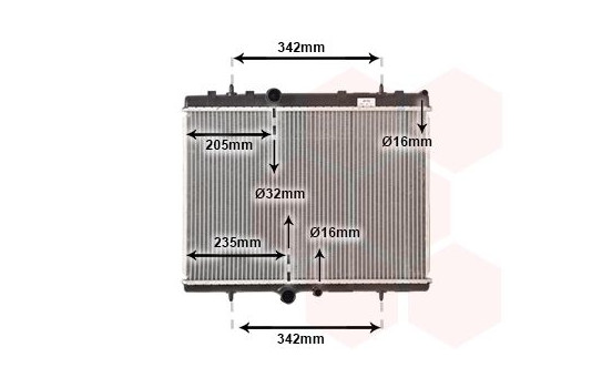 Radiator, engine cooling 40002241 International Radiators, Image 2
