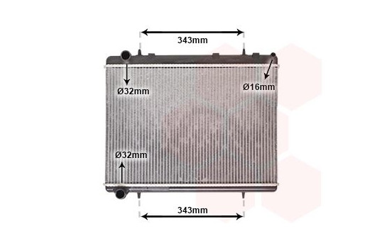 Radiator, engine cooling 40002259 International Radiators, Image 2