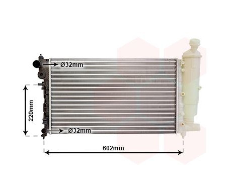 Radiator, engine cooling 40002262 International Radiators, Image 2