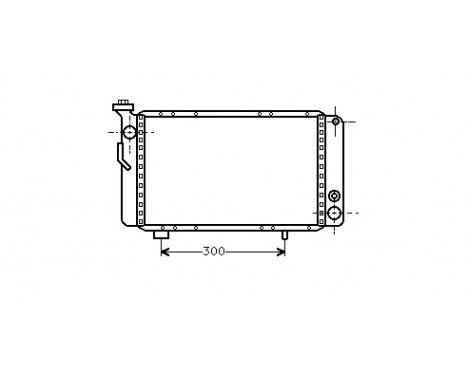 Radiator, engine cooling 43002010 International Radiators
