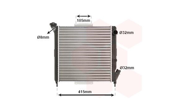 Radiator, engine cooling 43002063 International Radiators, Image 2