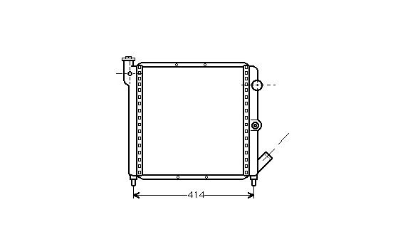 Radiator, engine cooling 43002063 International Radiators