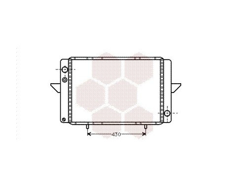 Radiator, engine cooling 43002107 International Radiators, Image 2