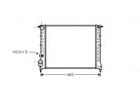 Radiator, engine cooling 43002118 International Radiators