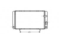 Radiator, engine cooling 43002123 International Radiators