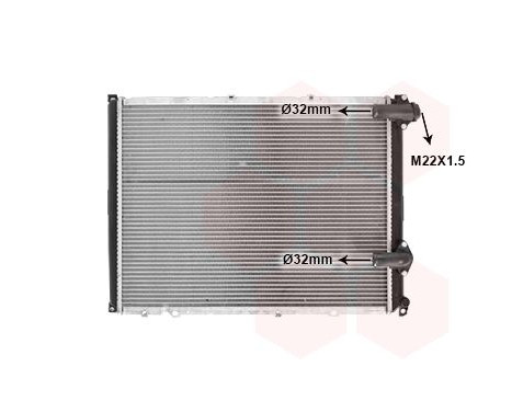 Radiator, engine cooling 43002140 International Radiators, Image 2