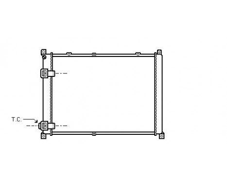 Radiator, engine cooling 43002140 International Radiators