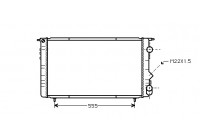 Radiator, engine cooling 43002150 International Radiators