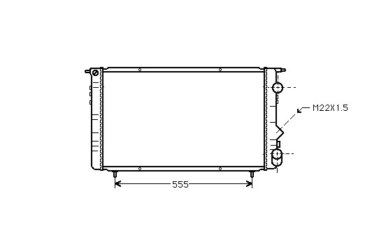 Radiator, engine cooling 43002150 International Radiators