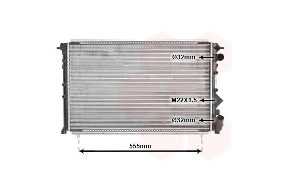 Radiator, engine cooling 43002150 International Radiators, Image 2