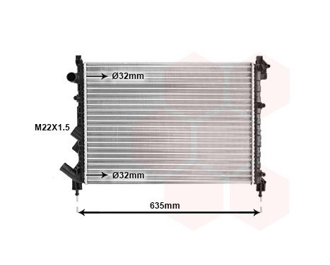 Radiator, engine cooling 43002164 International Radiators, Image 2