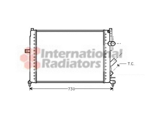 Radiator, engine cooling 43002166 International Radiators, Image 2