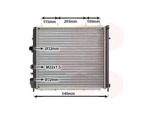 Radiator, engine cooling 43002174 International Radiators, Image 2