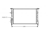 Radiator, engine cooling 43002198 International Radiators