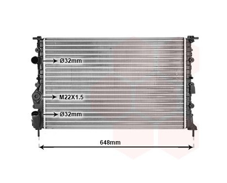 Radiator, engine cooling 43002198 International Radiators, Image 2