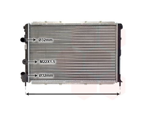 Radiator, engine cooling 43002199 International Radiators, Image 2