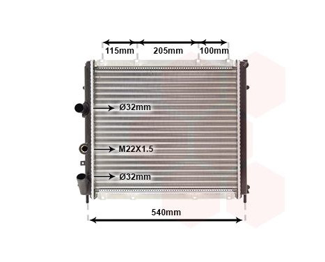 Radiator, engine cooling 43002215 International Radiators, Image 2