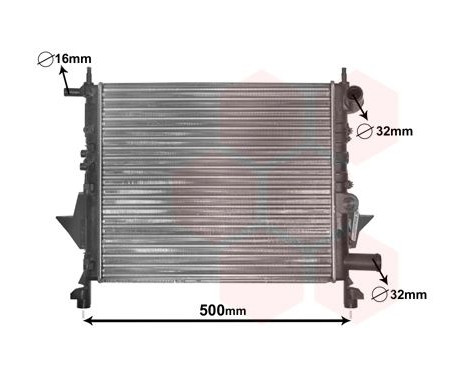 Radiator, engine cooling 43002217 International Radiators