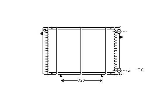 Radiator, engine cooling 43002239 International Radiators