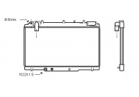 Radiator, engine cooling 43002240 International Radiators
