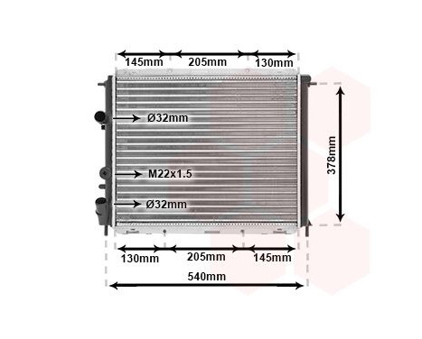 Radiator, engine cooling 43002258 International Radiators, Image 2