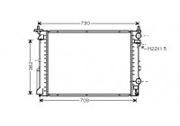 Radiator, engine cooling 43002259 International Radiators
