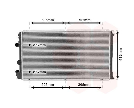 Radiator, engine cooling 43002263 International Radiators, Image 2