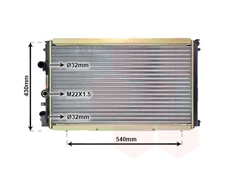 Radiator, engine cooling 43002274 International Radiators, Image 2