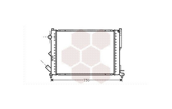 Radiator, engine cooling 43002301 International Radiators, Image 2