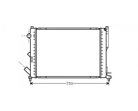 Radiator, engine cooling 43002301 International Radiators