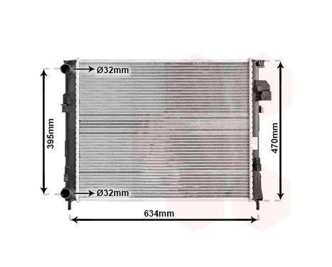 Radiator, engine cooling 43002303 International Radiators, Image 2