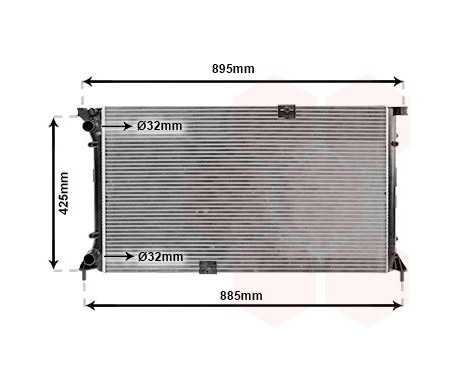 Radiator, engine cooling 43002313 International Radiators, Image 2