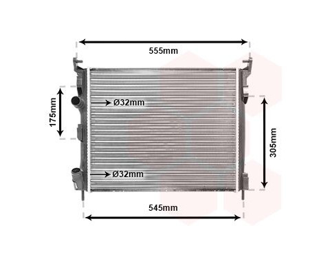 Radiator, engine cooling 43002326 International Radiators, Image 2