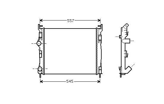 Radiator, engine cooling 43002326 International Radiators