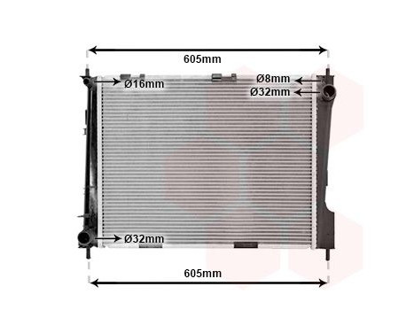 Radiator, engine cooling 43002371 International Radiators, Image 2