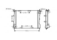 Radiator, engine cooling 43002372 International Radiators