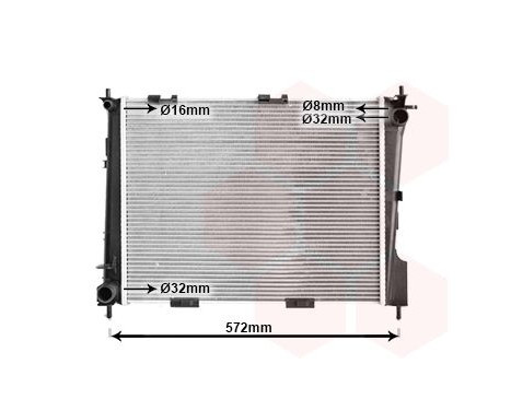 Radiator, engine cooling 43002372 International Radiators, Image 2