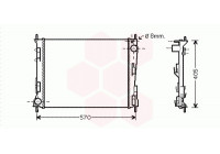 Radiator, engine cooling 43002375 International Radiators
