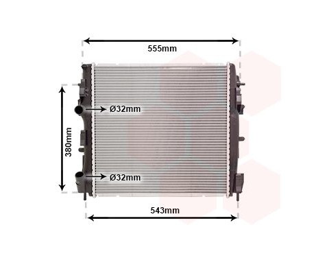 Radiator, engine cooling 43002399 International Radiators, Image 2