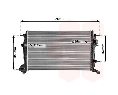 Radiator, engine cooling 43002414 International Radiators, Image 2