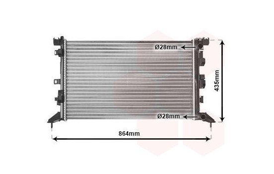 Radiator, engine cooling 43002425 International Radiators, Image 2