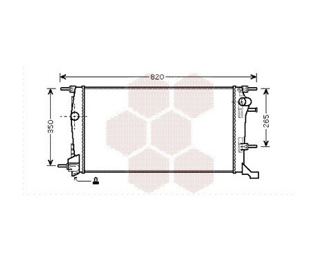 Radiator, engine cooling 43002445 International Radiators, Image 2