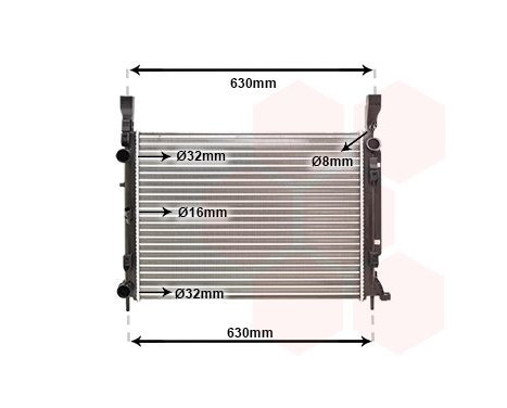 Radiator, engine cooling 43002469 International Radiators, Image 2